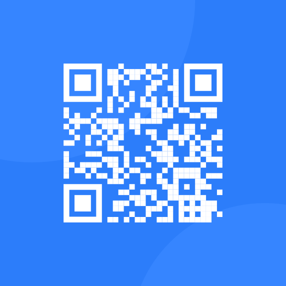 A QR code that leads to frontendmentor.io